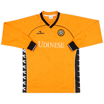 2001-02 Udinese Diadora Training L/S Shirt - 9/10 - (L)