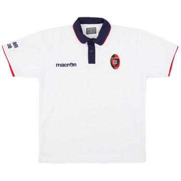 2009-10 Cagliari Macron Polo Shirt - 8/10 - (S)