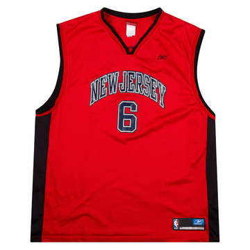 2002-04 New Jersey Nets Martin #6 Reebok Jersey (Alternate) XXL