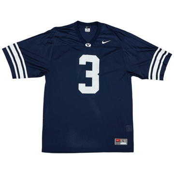 2010-13 BYU Cougars Van Noy #3 Nike Home Jersey - 9/10 - (L)