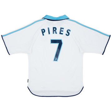 1999-00 Olympique Marseille Home Shirt Pires #7 - 8/10 - (S)