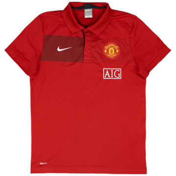 2009-10 Manchester United Nike Polo Shirt - 8/10 - (M)