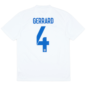 2014-15 England 'Brazil' Home Shirt Gerrard #4 - 7/10 - (M)