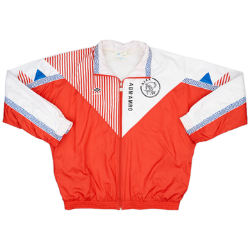 1989-91 Ajax Player Issue Umbro Track Jacket - 8/10 - (XL)