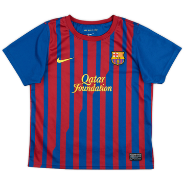2011-12 Barcelona Home Shirt - 10/10 - (6-7 Years)