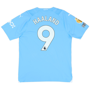 2023-24 Manchester City Player Issue Home Shirt Haaland #9