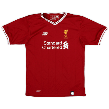 2017-18 Liverpool 125 Years Home Shirt - 8/10 - (S.Boys)