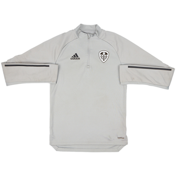 2020-21 Leeds United adidas 1/4 Zip Drill Top - 8/10 - (XS)