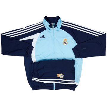 2007-08 Real Madrid adidas Full Tracksuit - 8/10 - (L)