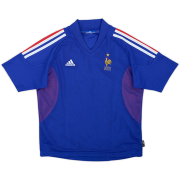 2002-04 France Home Shirt - 8/10 - (L.Boys)