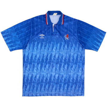 1989-91 Chelsea Home Shirt - 6/10 - (L)
