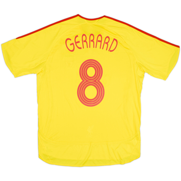 Camiseta de visitante del Liverpool 2006-07 Gerrard #8 - 10/10 - (L)