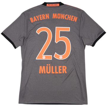 2016-17 Bayern Munich Away Shirt Muller #25 - 10/10 - (S)