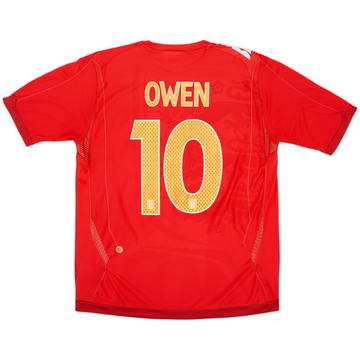 2006-08 England Away Shirt Owen #10 - 5/10 - (L)