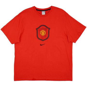 2007-08 Manchester United Nike Cotton Tee - 8/10 - (XXL)