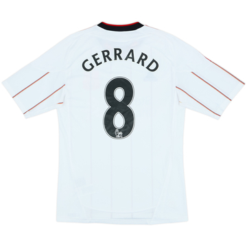 2010-11 Liverpool Away Shirt Gerrard #8 - 6/10 - (S)
