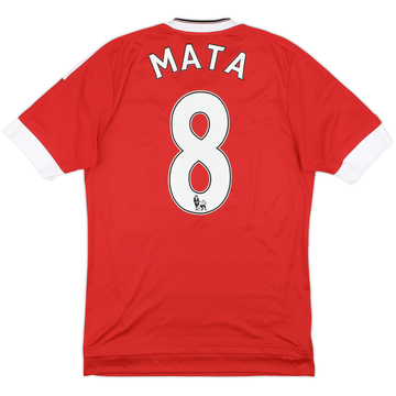2015-16 Manchester United Home Shirt Mata #8 - 8/10 - (S)