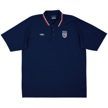 2002-03 England Umbro Polo Shirt - 9/10 - (XL)