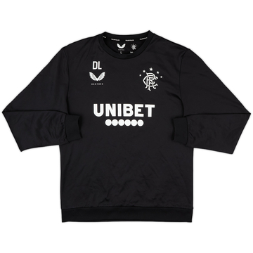 2020-21 Rangers Staff Issue Castore Sweat Top 'DL' - 10/10 - (L)