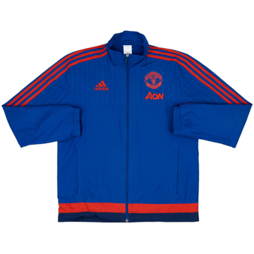 2015-16 Manchester United adidas Track Jacket - 6/10 - (M)