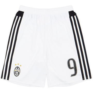 2015-16 Juventus Player Issue Home Shorts #9 - 7/10 - (L.Boys)