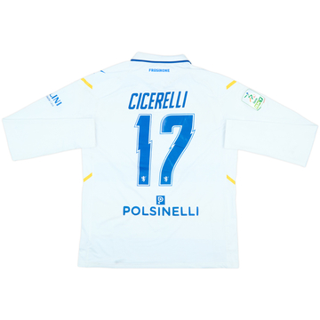 2021-22 Frosinone Match Issue Away L/S Shirt Cicerelli #17