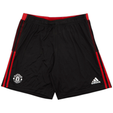 2021-22 Manchester United adidas Training Shorts - 8/10 - (L)