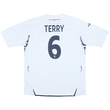 2007-09 England Home Shirt Terry #6 - 5/10 - (XL)