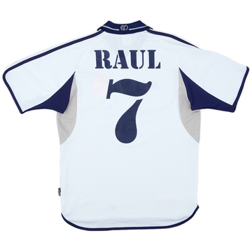 2000-01 Real Madrid Home Shirt Raul #7 - 5/10 - (S)
