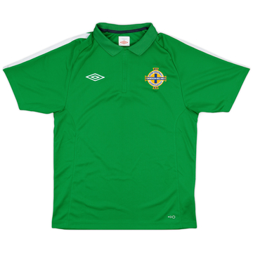 2012-13 Northern Ireland Umbro 1/4 Zip Polo Shirt - 9/10 - (M)