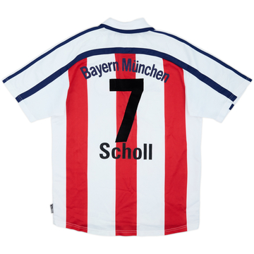 2000-01 Bayern Munich Away Shirt Scholl #7 - 8/10 - (M)