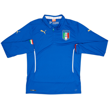 2014-15 Italy Home L/S Shirt - 8/10 - (XL)