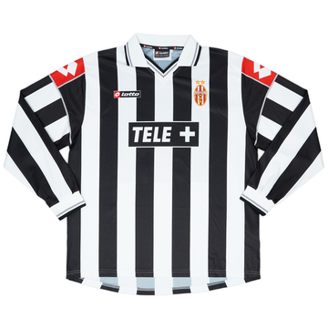 2000-01 Juventus Match Issue Home L/S Shirt #13