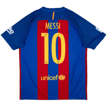 2016-17 Barcelona Home Shirt Messi #10 - 7/10 - (L)