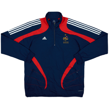 2007-08 France Player Issue adidas Formotion 1/4 Zip Drill Top - 8/10 - (L)