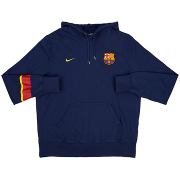 2012-13 Barcelona Nike Hooded Sweat Top - 9/10 - (XL)