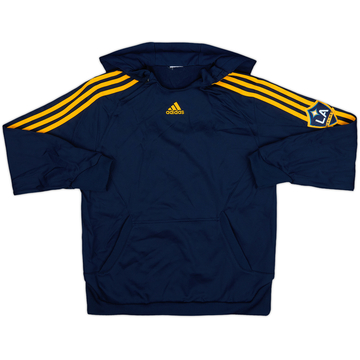 2007-08 LA Galaxy Beckham #23 adidas 1/4 Zip Hooded Sweat Top - 8/10 - (XL.Boys)
