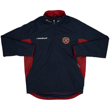 2002-03 Hearts Reebok 1/4 Zip Track Jacket - 8/10 - (XS)