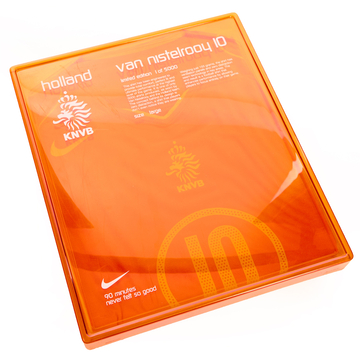 2004-06 Netherlands Limited Edition Player Issue Home Shirt 2777/5000 v. Nistelrooy #10 (L)