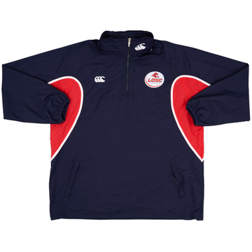 2008-10 Lille Canterbury 1/4 Zip Hooded Rain Jacket - 8/10 - (XXL)