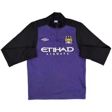 2012-13 Manchester City Umbro 1/4 Zip Drill Top - 7/10 - (M)