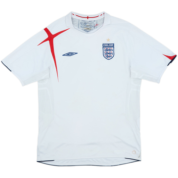 2005-07 England Home Shirt - 5/10 - (L)