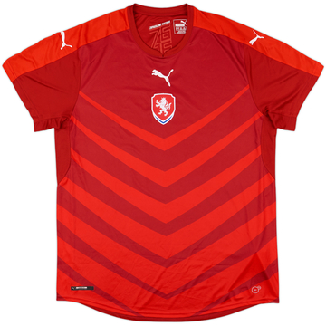 2016-17 Czech Republic (ACTV Fit) Home Shirt - 9/10 - (XL)