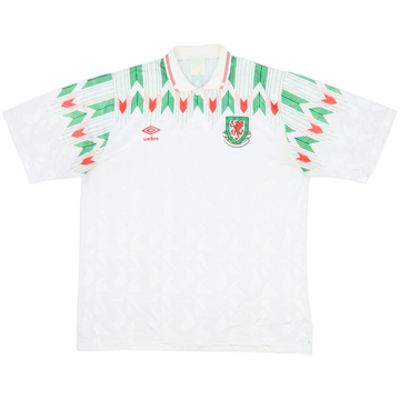 1990-92 Wales Away Shirt - 8/10 - (XL)