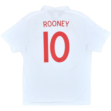 2009-10 England Home Shirt Rooney #10 - 7/10 - (XXL)