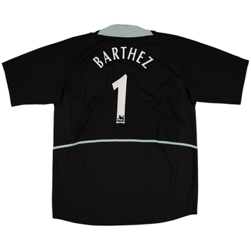 2002-04 Manchester United GK S/S Shirt Barthez #1 - 8/10 - (XXL)