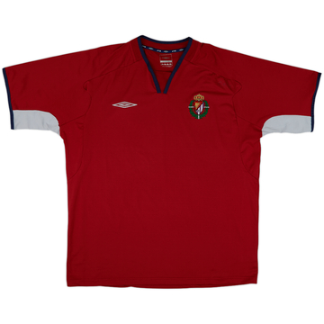 2004-05 Real Valladolid Umbro Training Shirt - 9/10 - (XL)