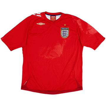 2006-08 England Away Shirt - 5/10 - (XL)