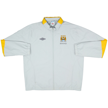 2010-11 Manchester City Umbro Hooded Rain Jacket - 8/10 - (XXL)