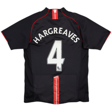 Camiseta de visitante del Manchester United 2007-08 Hargreaves #4 - 5/10 - (S)